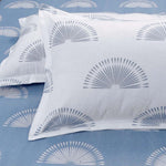 Cotton (90x100 Inch) Double Size Bedsheet With 2 Pillow Cover in Blue Color Image 4