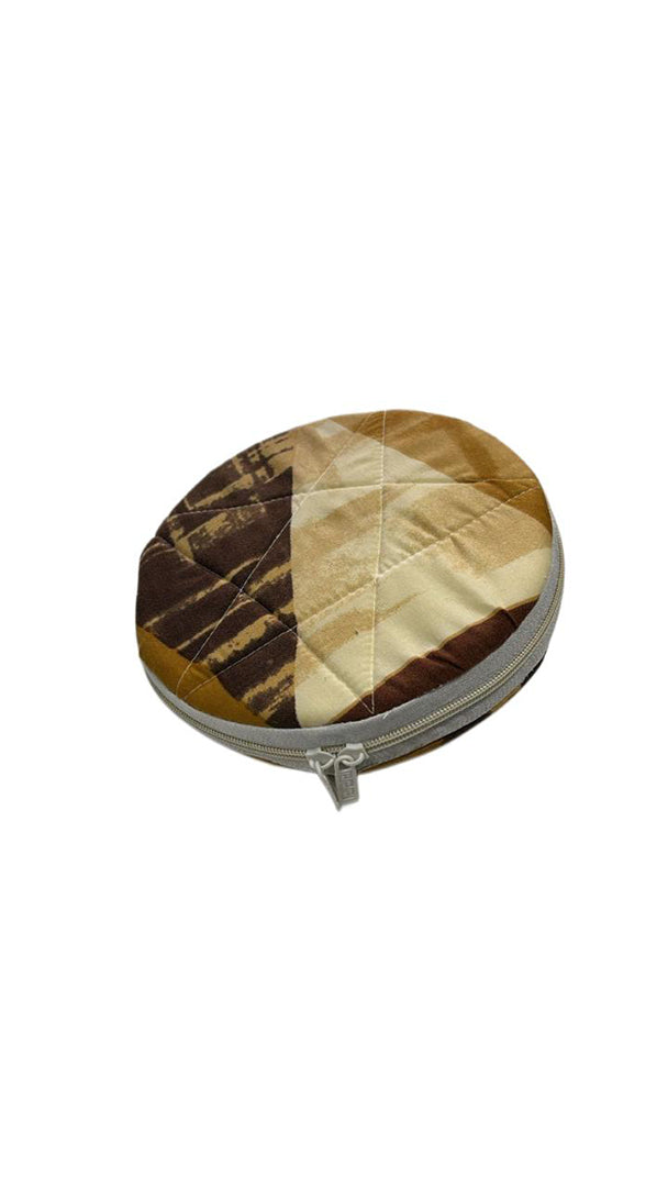 Cotton Chapati Rumals Roti Cover Box Cricle Round In Different Sizes And Colors Set Of 3 Image 4