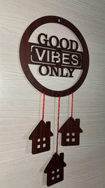 Good Vibes Round Quote Framewall Hangingwallartwall Dec Image 2