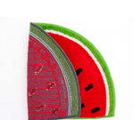 Microfiber Anti-Slip Doormat for Home & Bathroom Entrance Multicolor Semi Circle Mat (42x62 cm) Image 4