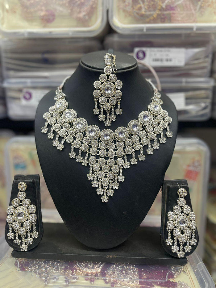 Premium Artificial Traditional Jewelry Collection: Ethnic Necklace & Earring Sets Image 1