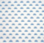 Glace Cotton (60x90 Inch) Single Size Bedsheet With 1 Pillow Cover in White & Blue Color Image 4