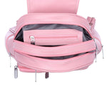Handbag For Women And Girls Stylish Pink PU Leather Bag Image 3