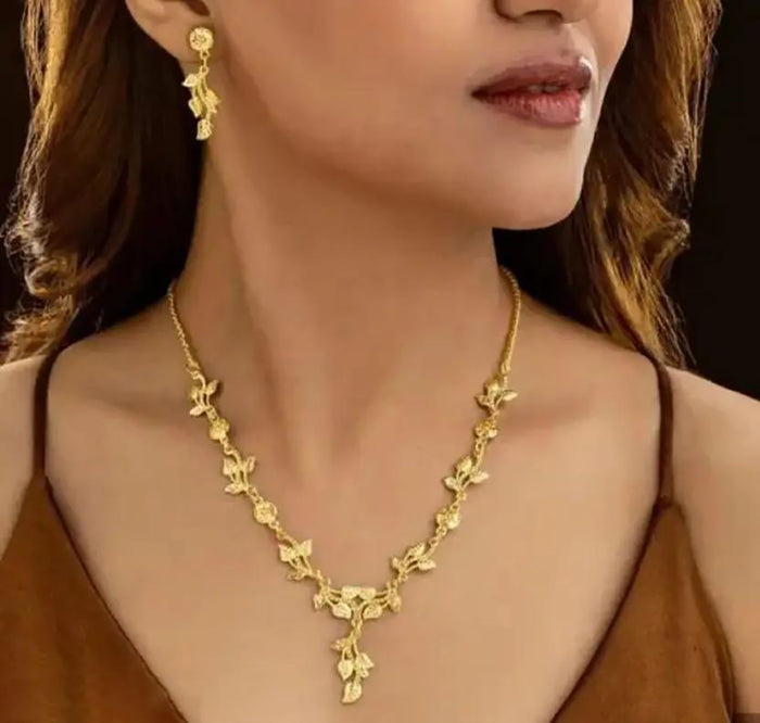 Premium Artificial Traditional Jewelry Collection: Ethnic Necklace & Earring Sets Image 2
