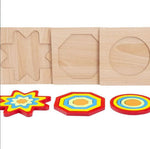Puzzles Games Wooden Toys Montessori Rainbow Shape Sorting Puzzle Toys Toddlers Activities Preschool Learning Early Travel For Kids Image 3