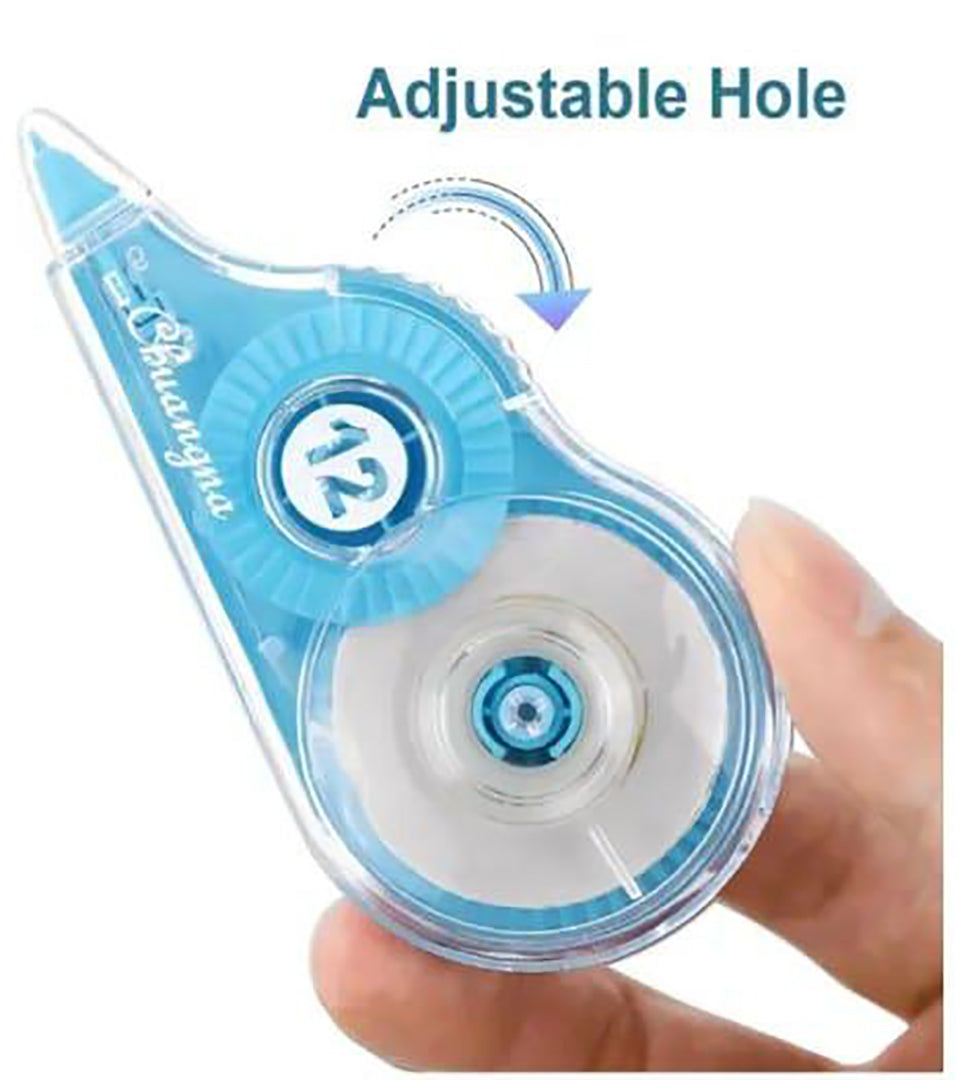 Pack Of 4Pcs Correction Tape With Front Cap Whitener Pen For Children 5Mm X 48 Meter 12M X 4Pcs Stationery Items Girls Boys Mistake Corrector Combo Useful Product For School Image 1