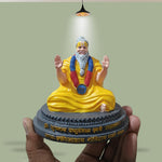 Premanand Ji Maharaj For Home Temple Decor Radha Radha Murtibaba Ji Ki Murti Premanand Baba Ji Statue For Gifts 10Cm Image 1