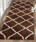 Microfiber Anti-Slip Doormat for Home & Bathroom Entrance Brown Rectangular Mat (2x4 Feet) Image 1