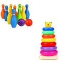 Stacking Rings Toy Multicolor 7 Rings Image 1