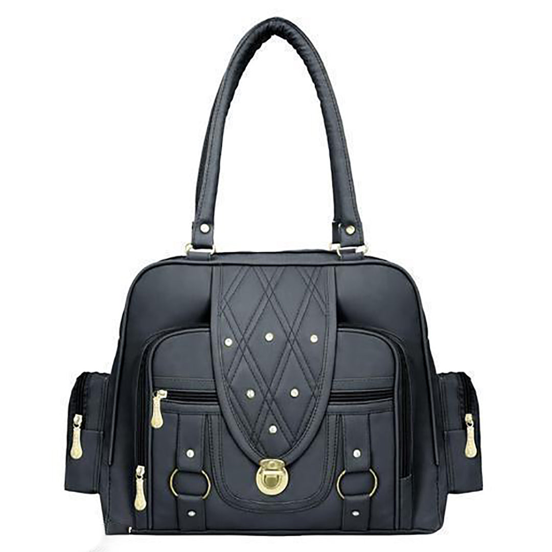 Handbag For Women And Girls Stylish blue PU Leather Bag Image 2