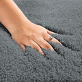 Microfibre Anti-Slip Doormat for Home & Bathroom Entrance Grey Rectangular Mat (40x60 cm) Image 1
