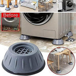 Washer Dryer Anti Vibration Pads With Suction Cup Feet Fridge Washing Machine Leveling Feet Anti Walk Pads Shock Absorber Furniture Lifting Baseset Of 4 Pcs Image 4