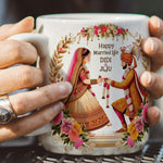 Happy Married Life Didi And Jiju Thoughtful Gift Mug For Sister And Brother In Law Elegant Ceramic Marriage Celebration Mug Best Wedding Gift Idea Image 1
