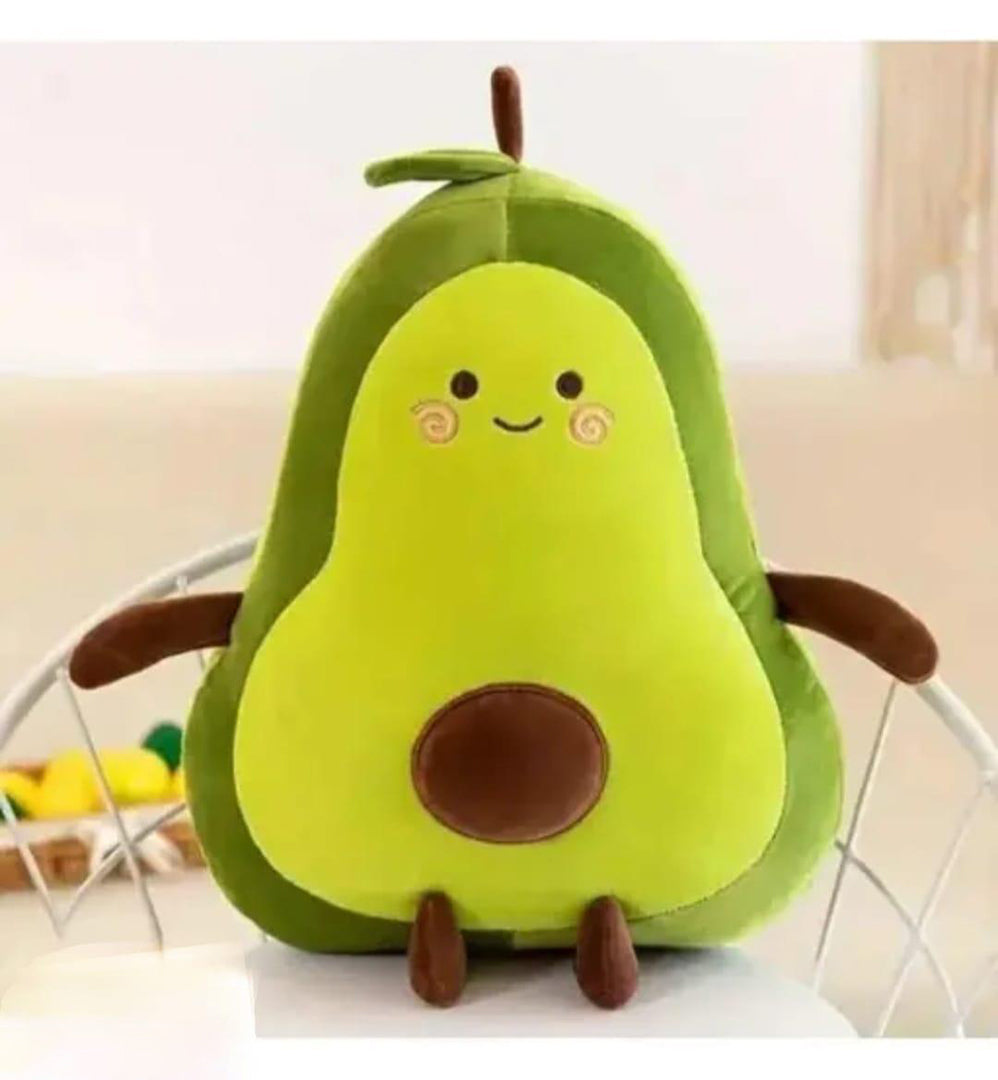 Cute Avocado Teddy Bear Plush Pillow Lovable Huggable Toy Birthday Gifts Image 1