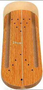 Mini Entertainment Desktop Bowling Game Set 10 Wooden Bowling Pins 1 Metal Bowling Ball 1 Wooden Bowling Ramp Image 3