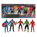 Super Hero Action Figure Toy Set Of 5 Image 1