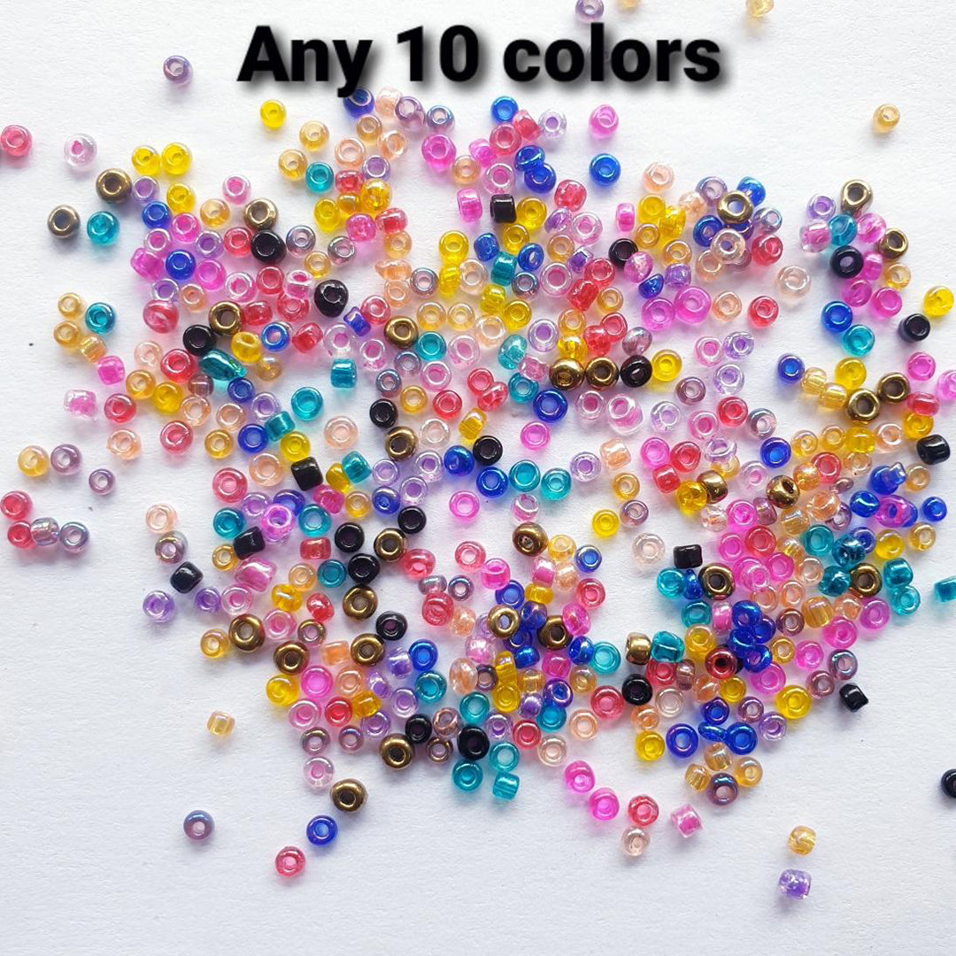 Multicolor Small Glass Beadsbeads Setbeads Bracelets Jewelry Making Beads And Crafts Making Beads Crystal Beads Image 4