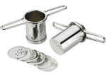 Stainless Steel Press Sev Sancha Machinepress Muruku Makerdab Sev Sancha With 6 Jali Image 1