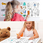 Drawing Paper Roll For Kids Multi Degion 30X300 Cm Large Drawing Poster Colouring Tablecloth For Markers Pencils Paints Art Paper Crafts Sheet Image 3