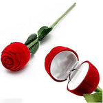 Crown Silver Ring With Artificial Red Rose Soft Teddy Bear Box For Girlfriend Wife Lovers Romantic Gift For Valentine Day Combo Set Image 3
