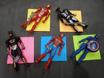 Super Hero Characters Action Figure Play Set Best Gift For Birthday 5 Piece Height 45 Inch Each Multicolour Image 4