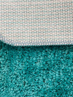 Microfiber Anti-Slip Doormat for Home & Bathroom Entrance Sky Blue Rectangular Mat (40x60 cm) 2 Pcs Image 3