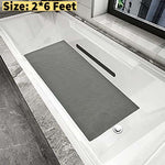 Rubber Anti-Slip Doormat for Home & Bathroom Entrance Grey rectangular Mat (2x3 Feet) Image 2