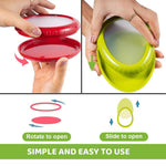Fruit And Vegetable Anti Oxidation Storage Box Cut Fruit Storage Containers For Fridgesilicone Fruit And Vegetable Cover 4 Pc multicolor Image 2