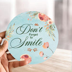 Truefab Wooden Dont Forgot To Smile Table Showpieces Art With Positive Quotes For Office Desk Home Decoration Living Room Modern Art Decorative Gifting Item Sp1202 Image 2
