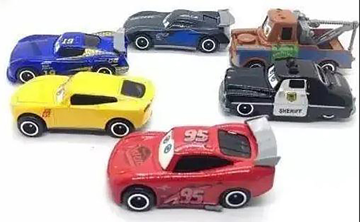 Diecast Metal Toy Car Play Set For Kids Best Gifts Toys For Kids Boys Multicolor Pack Of 6Toys Car Set Image 2