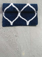 Microfiber Anti-Slip Doormat for Home & Bathroom Entrance Blue Rectangular Mat (2x5 Feet) Image 4