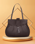 Handbag For Women And Girls Stylish grey PU Leather Bag Image 1