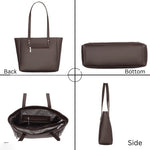 Handbag For Women And Girls Stylish grey PU Leather Bag Image 2