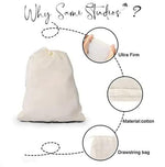 6 Pcs Set 9X12 Cotton Yogurt Strainer Cheese Cloth Bag Nut Milk Bags Image 4
