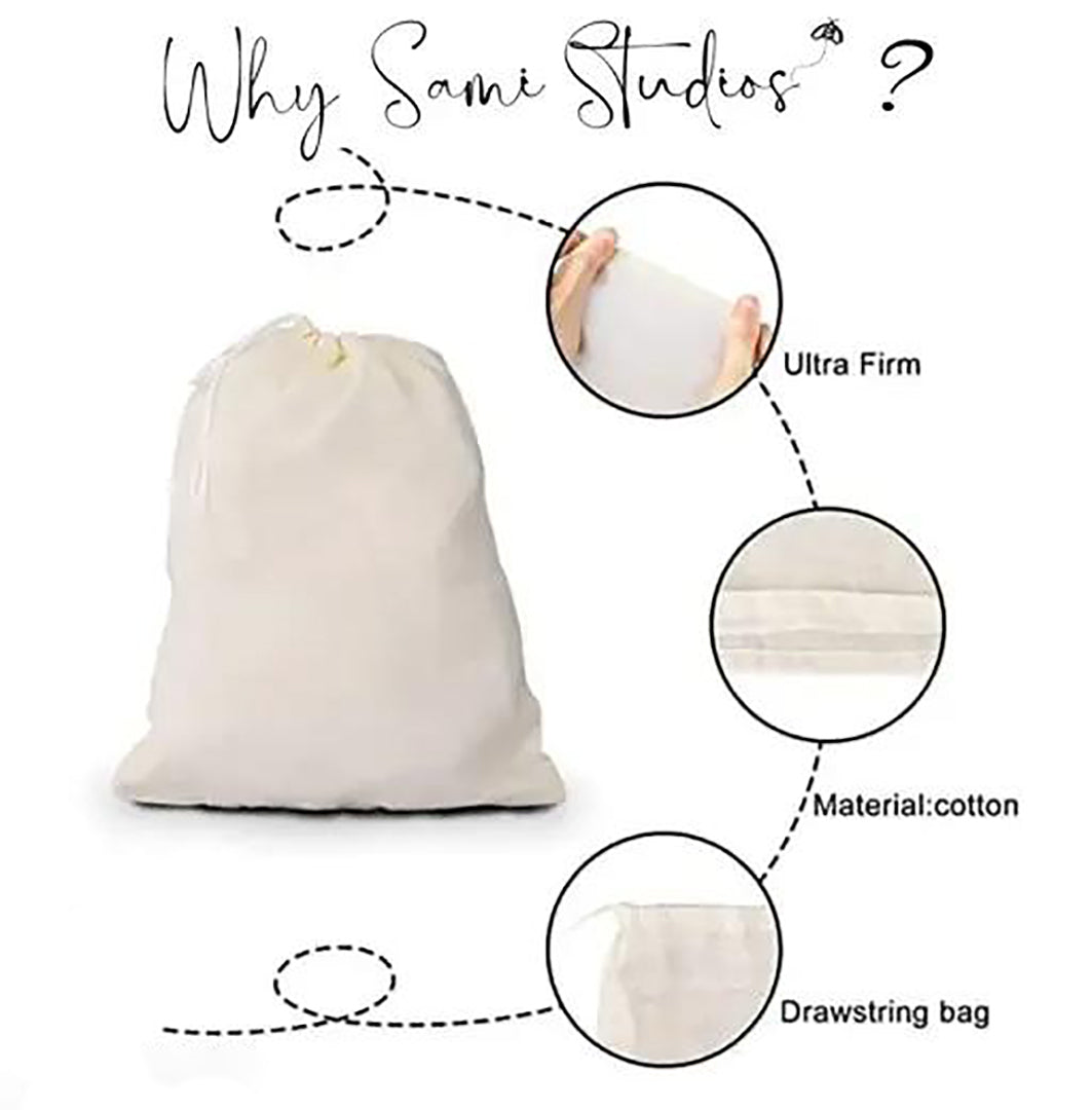 6 Pcs Set 9X12 Cotton Yogurt Strainer Cheese Cloth Bag Nut Milk Bags Image 4
