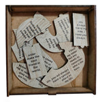 Womens Day Sister Love Sis Message Card Puzzle With Message Printed Image 3