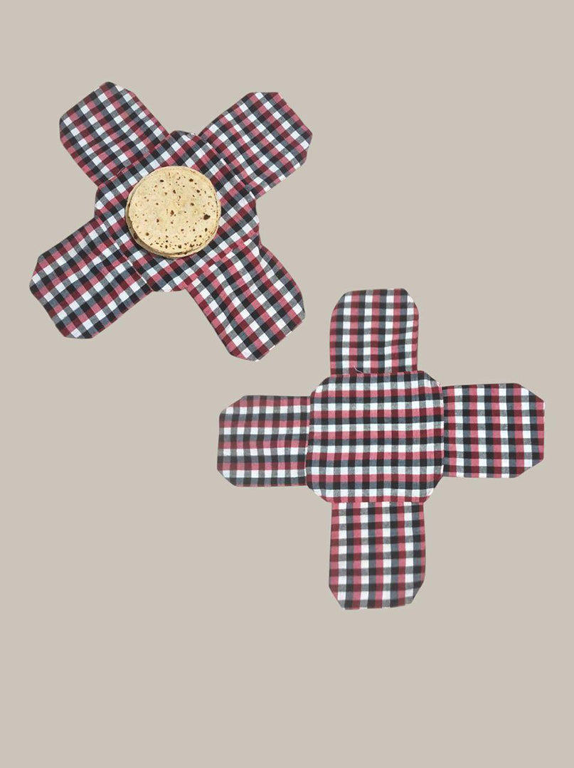 Cotton Roti Cover Cloth Pack Of 4 Image 4