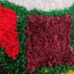 Cotton Anti-Slip Doormat for Home & Bathroom Entrance Multicolor Round Mat (24 Inch) Image 4