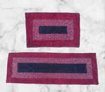 Cotton Anti-Slip Doormat for Home & Bathroom Entrance Multicolor Rectangular Mat (35x50 cm) Image 2