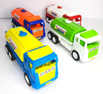 Small Size Oil Tanker Friction Powered Dumper Toy For Kids Mulicolor Image 2