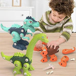 Dinosaur Toys Pack Of 3 Dinosaurs Dino Kids Building Learning Toys Stem Toy For Boys And Girls Image 1