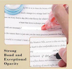 Pack Of 4Pcs Correction Tape With Front Cap Whitener Pen For Children 5Mm X 48 Meter 12M X 4Pcs Stationery Items Girls Boys Mistake Corrector Combo Useful Product For School Image 3