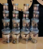 16 Piece Line Printed Storage Container Set Storage Container Bpa Free Kitchen Organization Food Storage Image 1
