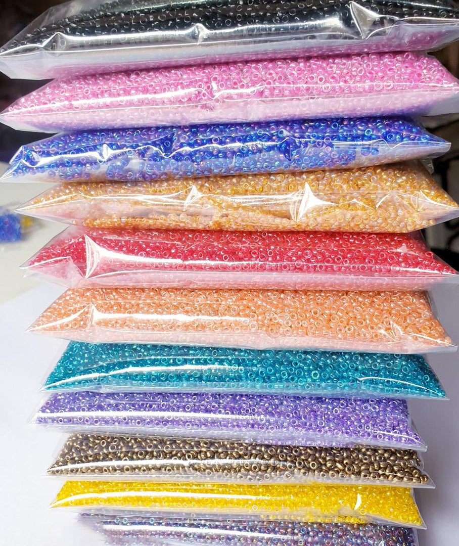 Multicolor Small Glass Beadsbeads Setbeads Bracelets Jewelry Making Beads And Crafts Making Beads Crystal Beads Image 2