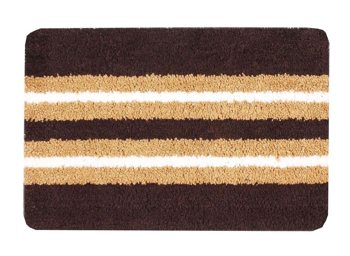 Microfiber Anti-Slip Doormat for Home & Bathroom Entrance Multicolor Rectangular Mat (40x60 cm) Image 2
