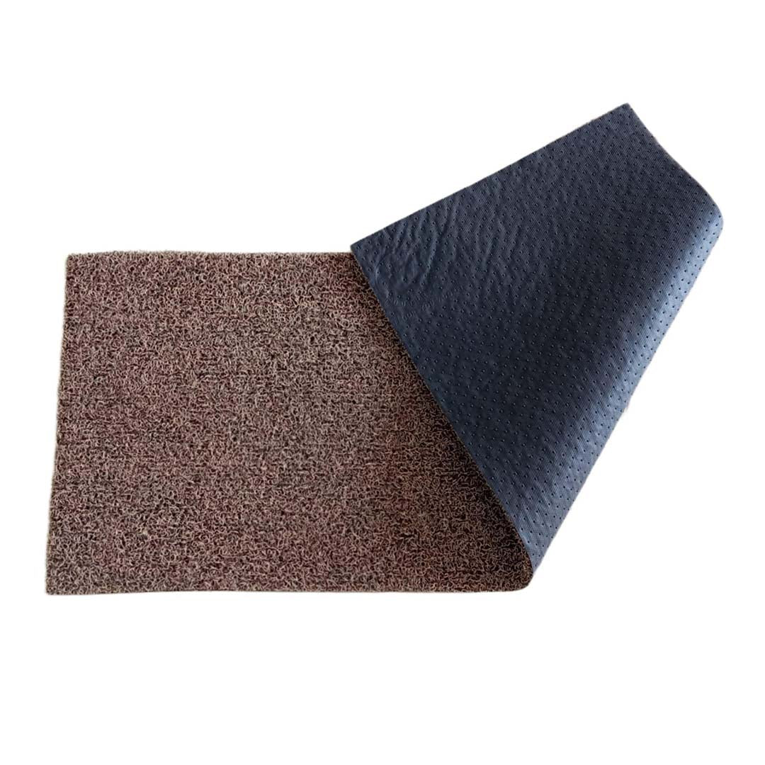 PVC Anti-Slip Doormat for Home & Bathroom Entrance Brown Rectangular Mat (24x55 Inch) Image 4