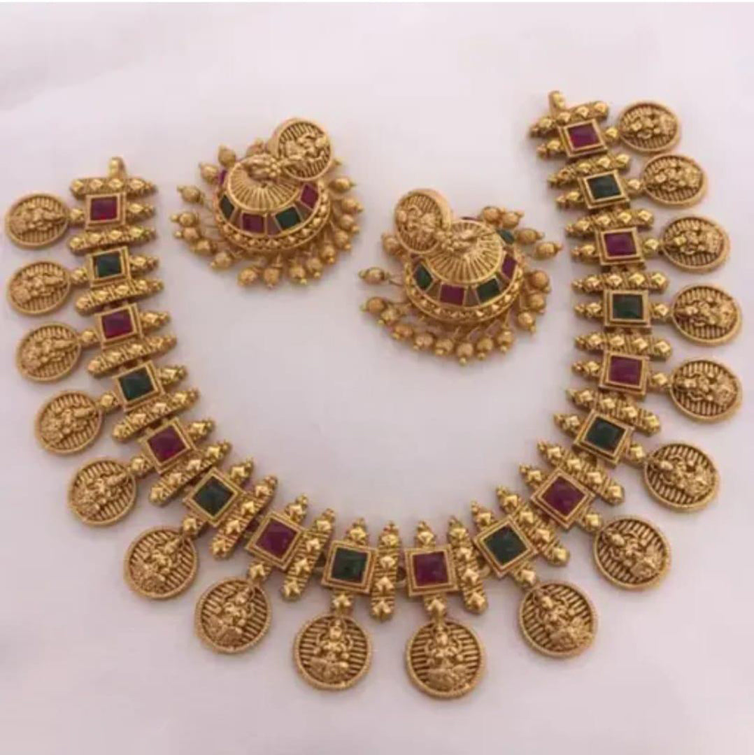 Premium Artificial Traditional Jewelry Collection: Ethnic Necklace & Earring Sets Image 1