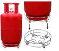 Stainless Steel Cylinder Trolley With Wheels Gas Trolly Lpg Cylinder Stand Kitchen Gas Trolly Image 1