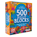 500 Piece Bullet Blocks Creative Building Blocks For Kids Stem Educational Toy Set Multicolor Image 1
