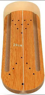 Mini Entertainment Desktop Bowling Game Set 10 Wooden Bowling Pins 1 Metal Bowling Ball 1 Wooden Bowling Ramp Image 4